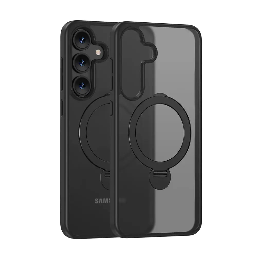 360° Rotating Bracket Frosted Phone Case - IntriCase