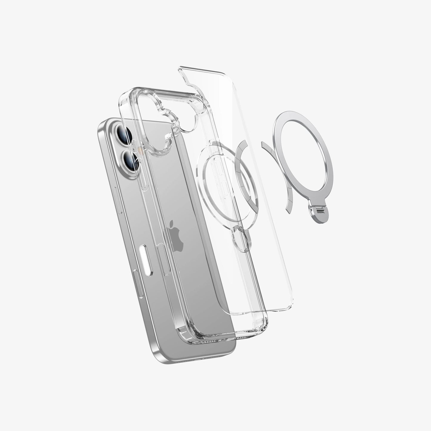 Transparent rotating bracket mobile phone case - IntriCase