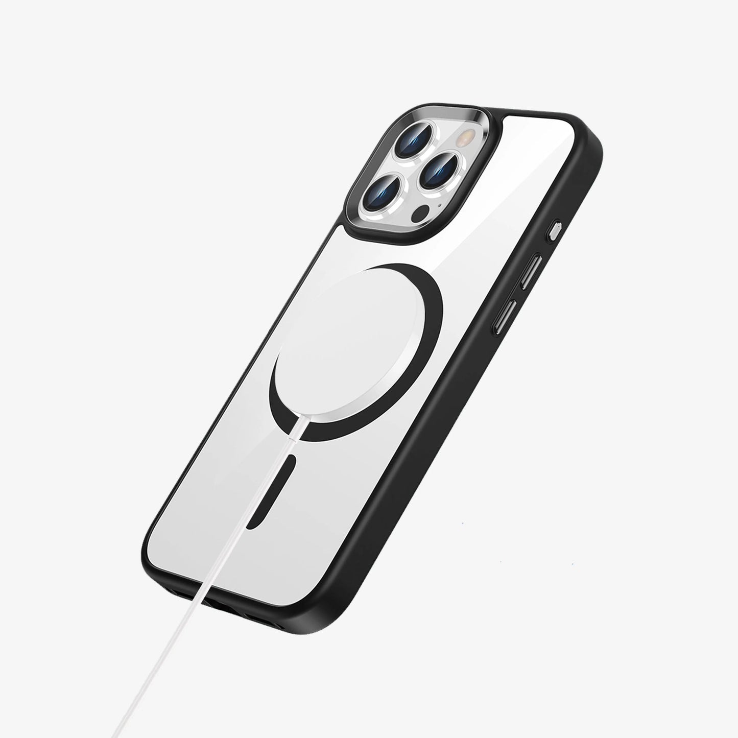 Magnetic transparent anti-fall mobile phone case - IntriCase